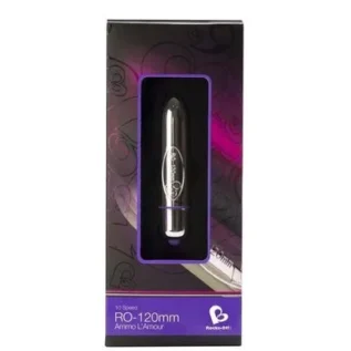 Міні-вібратор ROCKS - OFF-RO-120mm 10-SPEED CHROME - Зображення 3