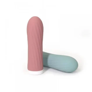 Міні-вібратор для клітора рельєфний Sweet Em Velvet Lure, 10 режимів вібрації, блакитний - Зображення 7