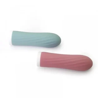 Міні-вібратор для клітора рельєфний Sweet Em Velvet Lure, 10 режимів вібрації, блакитний - Зображення 5