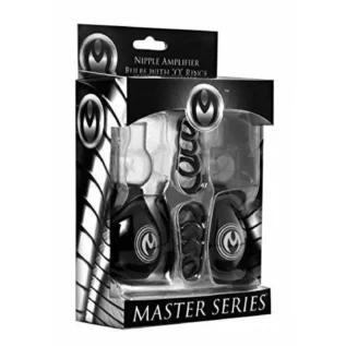 Alternative view of Помпи на соски Master Series Nipple Amplifier із пластику, прозорі