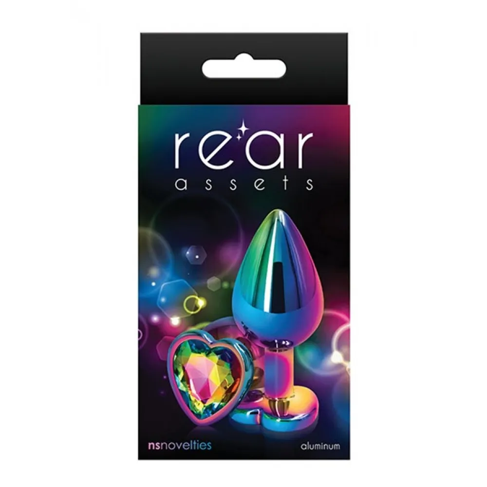 Райдужна анальна пробка Rear Assets Rainbow Butt Plug S 3 Райдужна анальна пробка Rear Assets Rainbow Butt Plug S