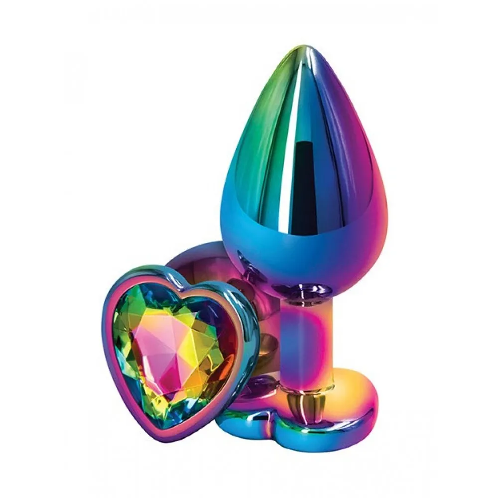 Райдужна анальна пробка Rear Assets Rainbow Butt Plug S 4 Райдужна анальна пробка Rear Assets Rainbow Butt Plug S - Зображення 2