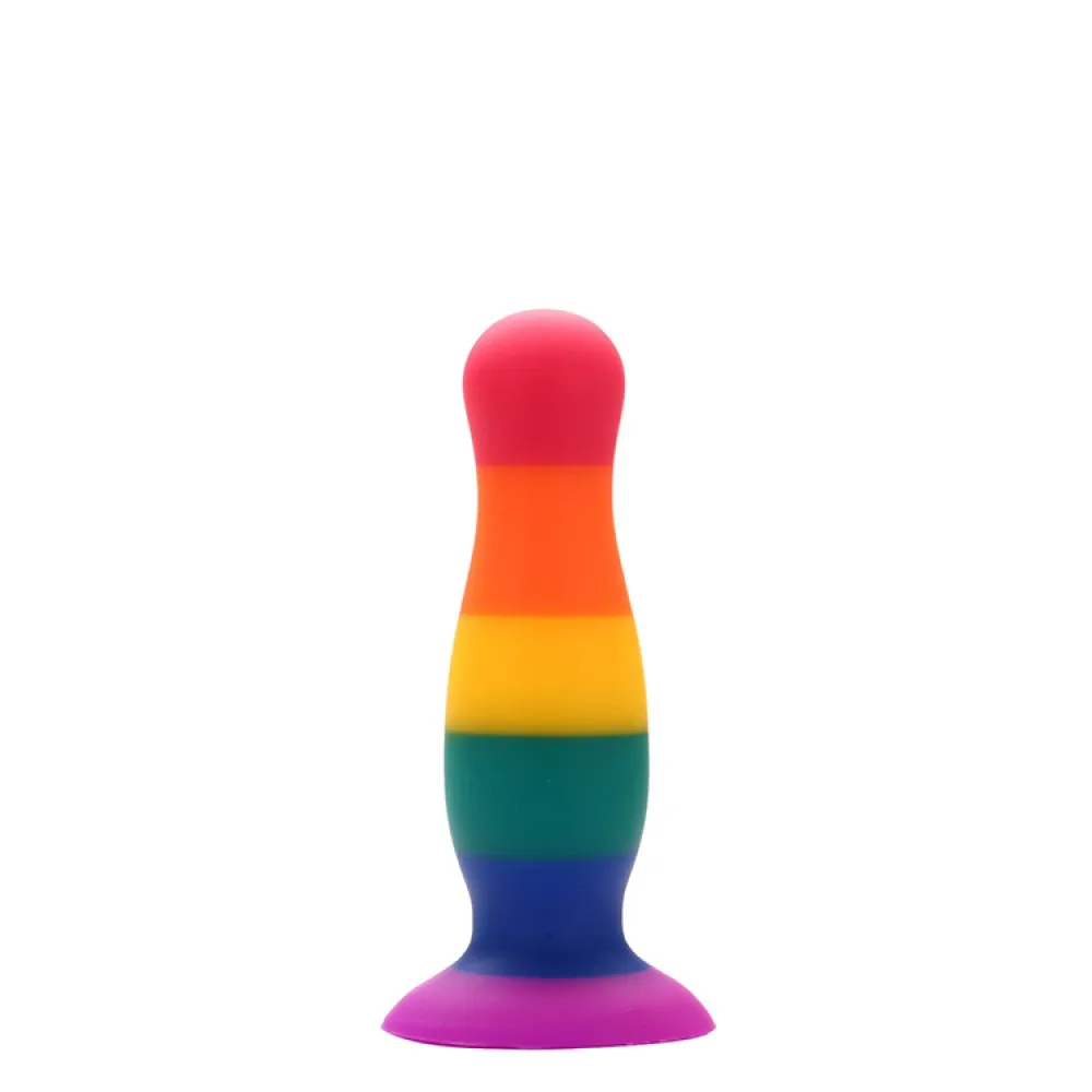 Райдужний анальний затор Dream Toys Colourful Love Plug 3 Райдужний анальний затор Dream Toys Colourful Love Plug