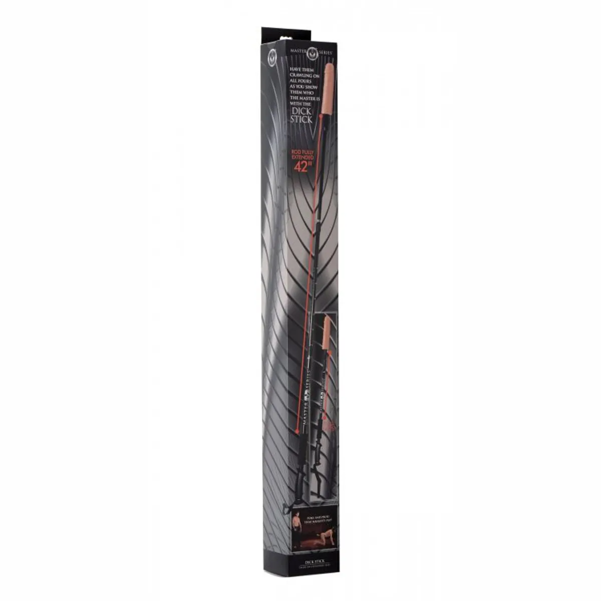 Реалістична насадка на регульованій довгій чорній рукояті Dick Stick - Dildo On Expandable Rod 8 Реалістична насадка на регульованій довгій чорній рукояті Dick Stick - Dildo On Expandable Rod - Зображення 6
