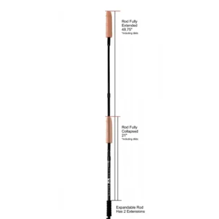Реалістична насадка на регульованій довгій чорній рукояті Dick Stick - Dildo On Expandable Rod 10 Реалістична насадка на регульованій довгій чорній рукояті Dick Stick - Dildo On Expandable Rod - Зображення 3