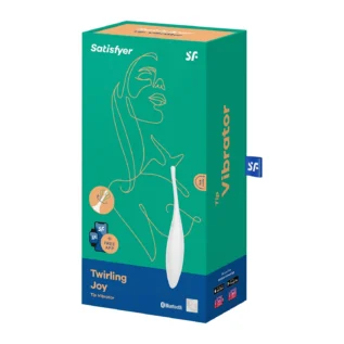 Вібратор-смарт із цілеспрямованою стимуляцією Satisfyer Twirling Joy, білий - Зображення 5