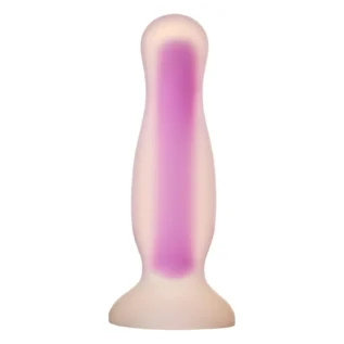 Alternative view of Анальна пробка люмінесцентна Dream Toys RADIANT Glow In The Dark синя, М