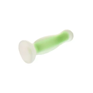 Анальна люмінесцентна пробка Dream Toys RADIANT Glow In The Dark зелена, S - Зображення 4