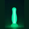Анальна люмінесцентна пробка Dream Toys RADIANT Glow In The Dark зелена, S