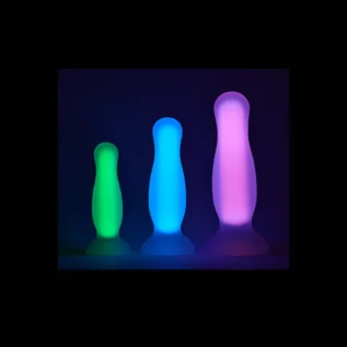 Анальна люмінесцентна пробка Dream Toys RADIANT Glow In The Dark зелена, S - Зображення 5