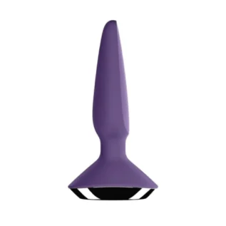 Анальна пробка з двома моторами Satisfyer Plug-ilicious 1 та керуванням з телефону, фіолетова - Зображення 3