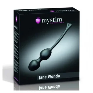 Вагінальні кульки Mystim Jane Wonda Geisha Balls Duo чорні, 19 см х 3 см - Зображення 3