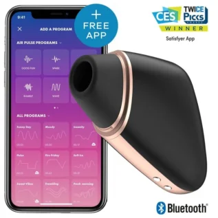 Вакуумний стимулятор клітора Satisfyer Love Triangle Sucking, чорний