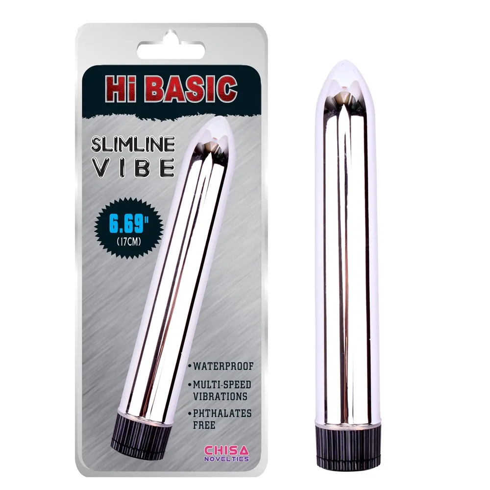 Вібромасажер Chisa HI BASIC Slimline Vibe, сріблястий 3 Вібромасажер Chisa HI BASIC Slimline Vibe, сріблястий