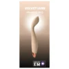 Зображення Вібратор для стимуляції точки G та клітора Sweet Em Velvet Lure, ніжно жовтий
