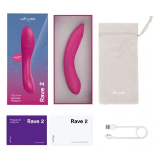 Вібратор для точки G Rave 2 We-Vibe, силіконовий, рожевий, 19.3 х 3 см 28 Вібратор для точки G Rave 2 We-Vibe, силіконовий, рожевий, 19.3 х 3 см - Зображення 12