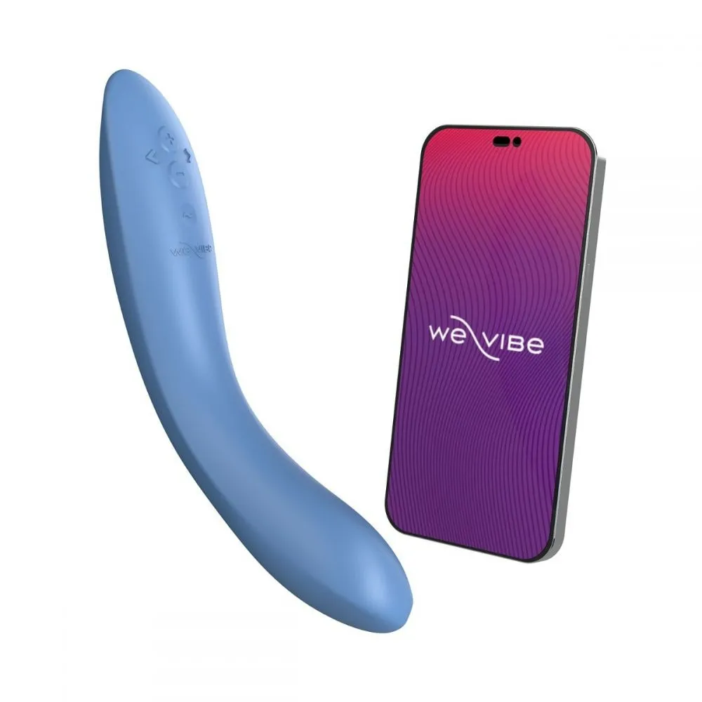 Вібратор для точки G Rave 2 We-Vibe, силіконовий, синій, 19.3 х 3 см 4 Вібратор для точки G Rave 2 We-Vibe, силіконовий, синій, 19.3 х 3 см - Зображення 2