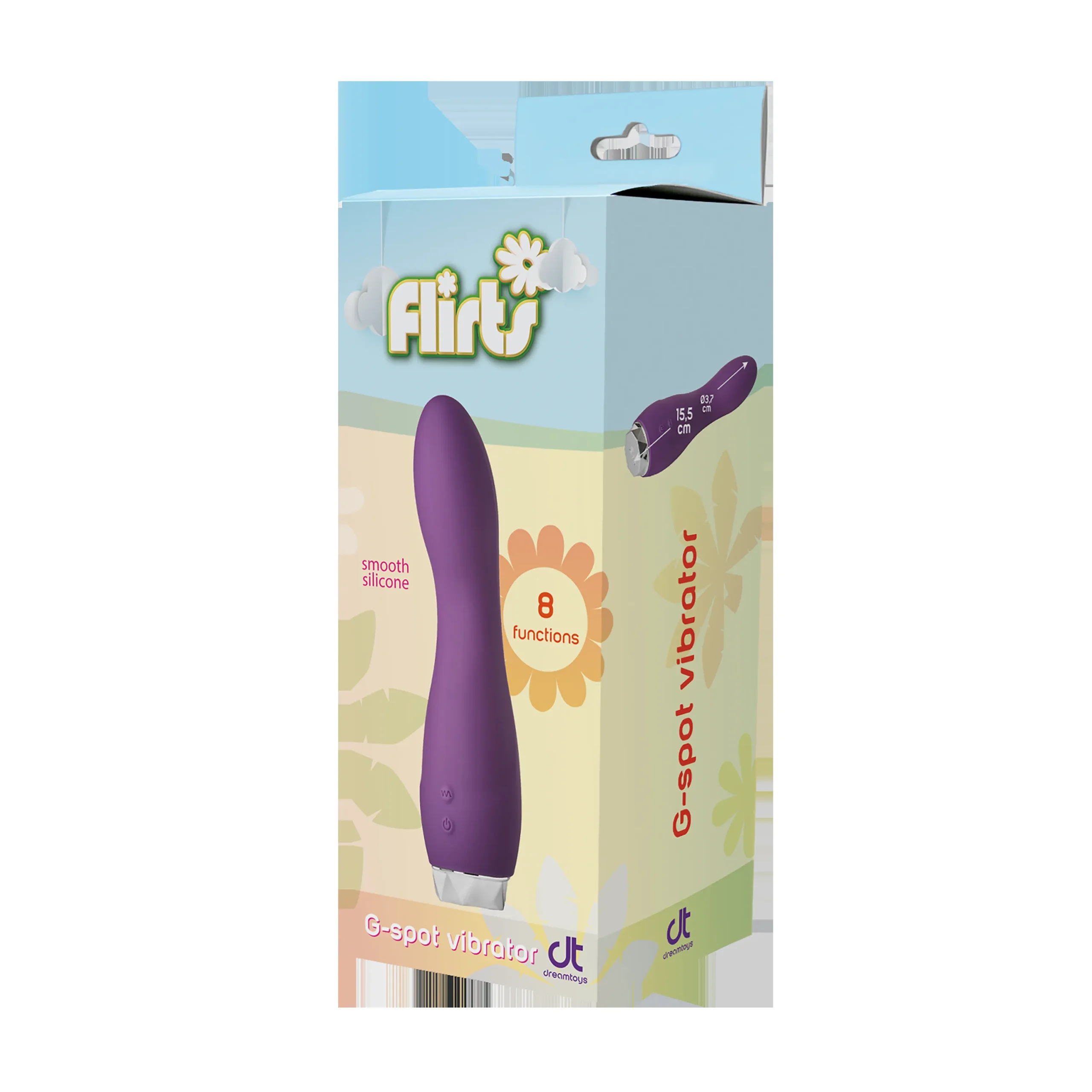 Вібратор Dream Toys FLIRTS G-SPOT VIBRATOR PURPLE 8 Вібратор Dream Toys FLIRTS G-SPOT VIBRATOR PURPLE - Зображення 6