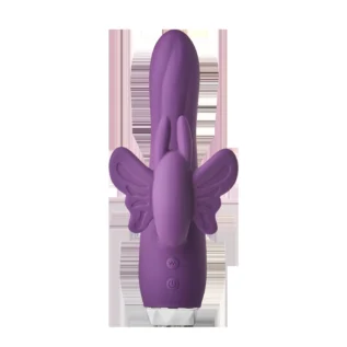 Alternative view of Вібратор-кролик у вигляді Метелики Dream Toys Flirts Butterfly, фіолетовий, 17 х 3 см
