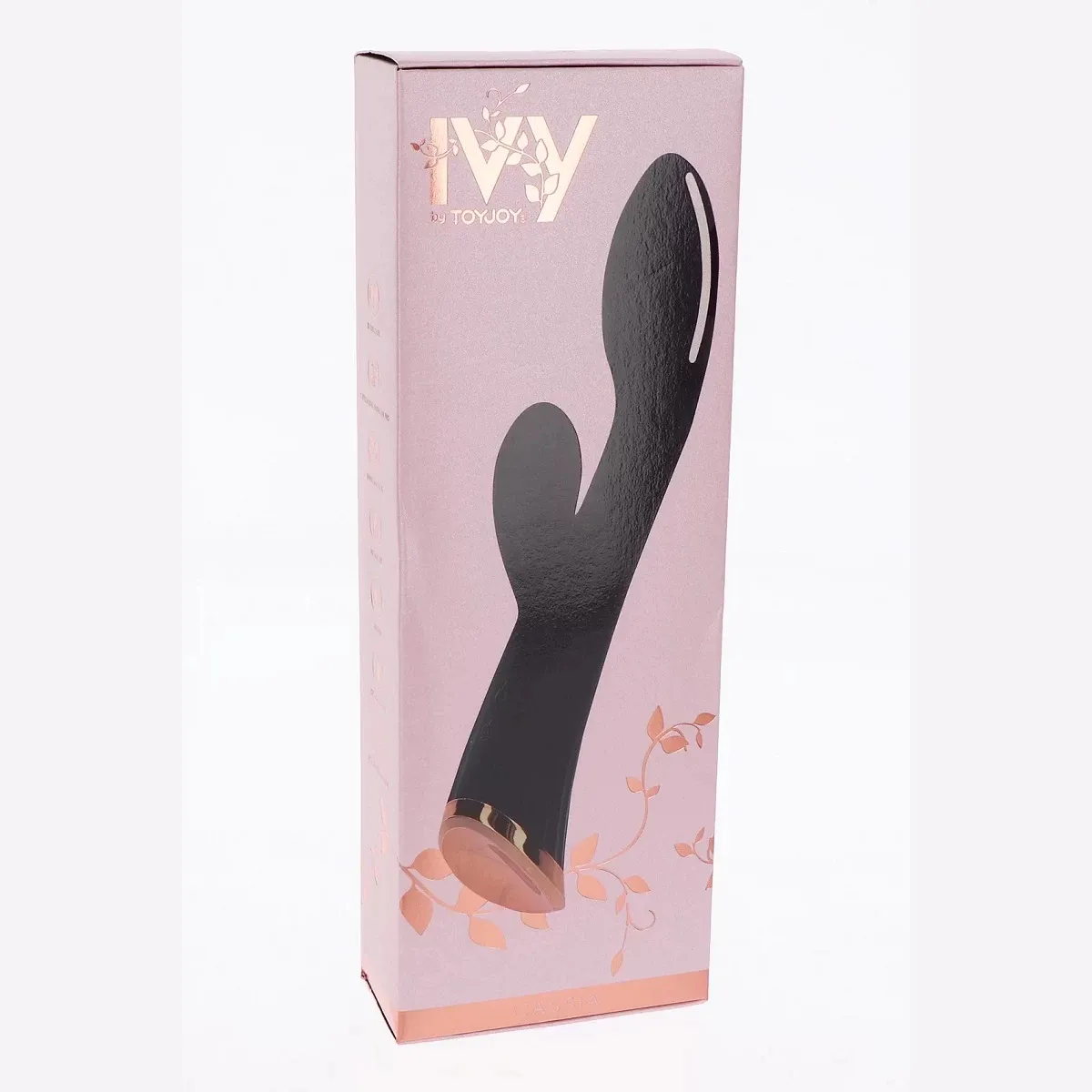Кролик вібратор TOY JOY, чорний 4 Кролик вібратор TOY JOY, чорний - Зображення 2