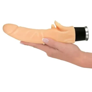Вібратор реалістичний із кібершкіри You2Toys Nature Skin Flame Vibe бежевий - Зображення 3