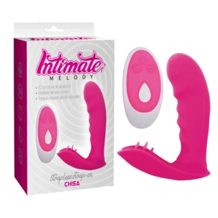 Вібратор із кліторальною стимуляцією Chisa Intimate Melody Strapless Strap-on, рожевий