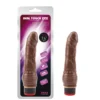 Вібратор Chisa Real Touch XXX реалістичний, коричневий, 19.5 х 3.3 см