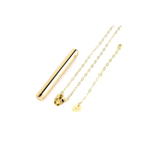 Віброкуля на ланцюжку Le Wand NECKLACE VIBE, металевий, золотий - Зображення 5