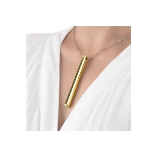 Віброкуля на ланцюжку Le Wand NECKLACE VIBE, металевий, золотий