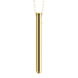 Віброкуля на ланцюжку Le Wand NECKLACE VIBE, металевий, золотий - Зображення 2