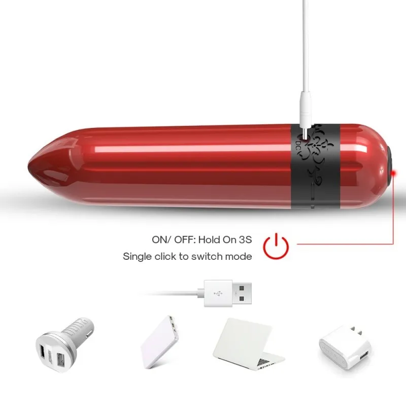 Віброкуля Rocket red 4 Віброкуля Rocket red - Зображення 2