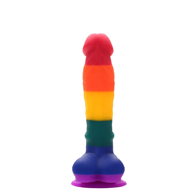 Райдужний фалоімітатор на присосці Dream toys Colourful Love Rainbow Dildo, 20 см х 3.8 см 5 Райдужний фалоімітатор на присосці Dream toys Colourful Love Rainbow Dildo, 20 см х 3.8 см - Зображення 3