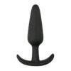 Анальна пробка Buttplug чорна, S 1 Зображення Анальна пробка Buttplug чорна, S