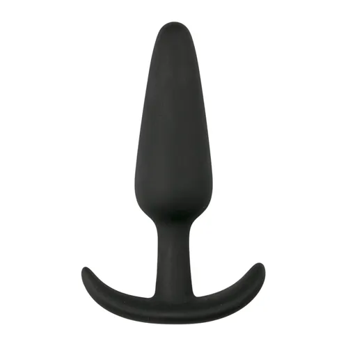 Анальна пробка Buttplug чорна, S 3 Анальна пробка Buttplug чорна, S
