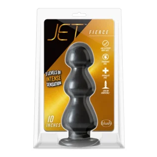 Alternative view of Велика анальна пробка JET FIERCE CARBON METALLIC BLACK
