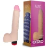Вібратор реалістичний EGZO MAD Ciberskin Fiery Lover на батарейках 2 Зображення Вібратор реалістичний EGZO MAD Ciberskin Fiery Lover на батарейках
