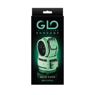 Alternative view of Наручники, світяться у темряві NS Novelties GLO BONDAGE WRIST CUFF GREEN