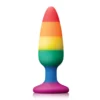 Зображення Райдужна анальна пробка COLOURFUL LOVE RAINBOW ANAL PLUG MEDIUM