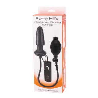 Alternative view of Анальна пробка з вібрацією та накачуванням Fanny Hill''s Black Buttplug
