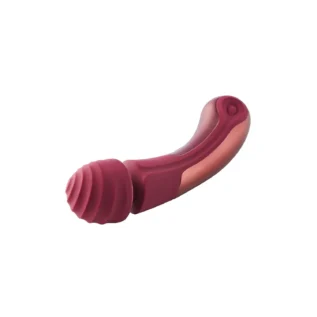 Вібратор мікрофон Dream Toys Dinky Curved Wand Jacky O бордовий 11 Вібратор мікрофон Dream Toys Dinky Curved Wand Jacky O бордовий - Зображення 4