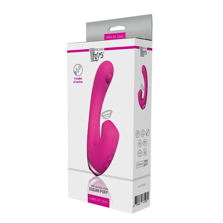 Подвійний вібратор Dream Toys VIBES OF LOVE SUGAR PUFF 4 Подвійний вібратор Dream Toys VIBES OF LOVE SUGAR PUFF - Зображення 2