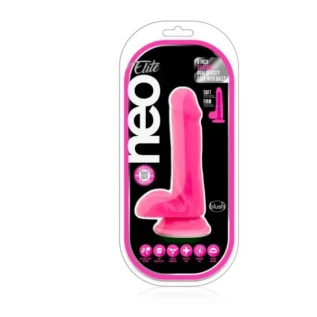 Alternative view of T331186 фалоімітатор з подвійною щільністю NEO ELITE COCK W. BALLS NEON PINK