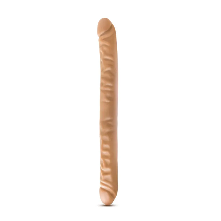 Подвійний фалоімітатор DR SKIN 18inch MOCHA 3 Подвійний фалоімітатор DR SKIN 18inch MOCHA