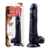 Фалоімітатор з яскраво вираженою структурою Chisa Black на присосці, чорний 2 Зображення Фалоімітатор з яскраво вираженою структурою Chisa Black на присосці, чорний
