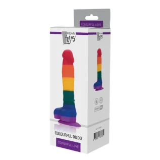 Райдужний фалоімітатор на присосці Dream toys Colourful Love Rainbow Dildo, 20 см х 3.8 см 7 Райдужний фалоімітатор на присосці Dream toys Colourful Love Rainbow Dildo, 20 см х 3.8 см - Зображення 2
