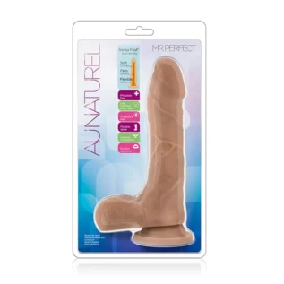 Alternative view of Фалоімітатор з подвійною щільністю au NATUREL 8.5 INCH MISTER PERFECT MOCHA