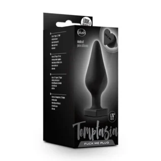 Анальна пробка TEMPTASIA FUCK ME BUTT PLUG BLACK - Зображення 4