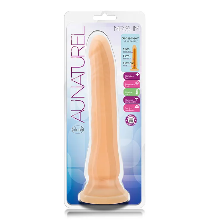 Фалоімітатор au NATUREL Mr. SLIM BEIGE 4 Фалоімітатор au NATUREL Mr. SLIM BEIGE - Зображення 2