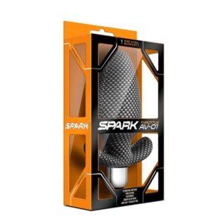 Alternative view of Анальна пробка з вібрацією 3 в 1 BLUSH SPARK THROTTLE AV-01 CARBON FIBER