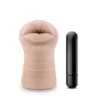 Мастурбатор в виде рта с вибропулей Blush M for Men Angie телесный